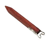 Pottery Foot Ring Tool, Wooden Handle Clay Shaping Cutter Set, Ceramic Trimming Rim Forming Tool Wheel Throwing Studio Accessory, Handcraft Equipment for Centering Trimming Glazing 13,3 x 1,8 cm