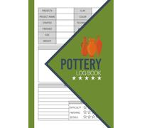 Pottery Log Book: Record Sheets For Your Ceramic Work & Glaze for Beginners & Professionals Adults Men and Women|6x9 inches or A5|110 Pages