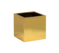 Pottery Pots Plant Pot Fleur M, Platinum Gold | L: 20 x W: 20 x H: 20