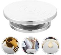 Pottery Sculpting Wheel,Cake Turntable,Manual Pottery Turntable,Available on Both Sides,Aluminum Alloy Material, Rust Resistant And Durable,For Making Ceramics, Pottery, Floral Arranging,Cake, LJJY-