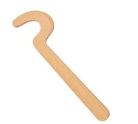 Pottery Tools, Wooden Modeling Stick, 8,27 x 1,38 x 1,18 pulgadas Smooth Edge Throwing Tool with Ergonomic Grip for Slab Building, Hand Shaping, Glaze Application, Home Studio