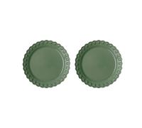 PotteryJo 2 Platos Tulipa Ø26 cm Verona green