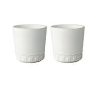 PotteryJo 2 Tazas Tulipa 20 cl White