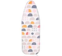 Pottwal Funda Tabla de Planchar Premium para Planchar Rápida y Fácil, Adecuada para Planchas de Vapor, Tabla de Planchar, Funda Plancha, Semicírculo marrón, 30-35cm x 108-115cm (Talla M)