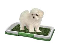 Potty De Perro De Césped Interior - Almohadilla De Impermeable, Bandeja Lavable Portátil | Alfombra No Tóxica Absorbente, Sistema De Entrenamiento Sin Olor, Césped De Baño Respetuoso Con