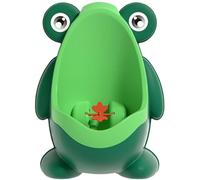 Potty entrenamiento urinal orinal orinal lindo muelle de la rana de la pared urinal para niños niños pequeños con un objetivo divertido desgarrable lavable a gran capacidad PP entrenador pa