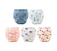 Potty Training Pants, Toddler Potty Training Underwear Boys, Flexible Reusable Trainer Undies with Soft Cotton Material, Comfortable Baby Clothes for Home Toilet Routine
