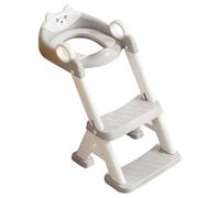 Potty Training Seat - Asiento de entrenamiento de altura ajustable 2 en 1 con asiento para escalera, plegable para niños con protector de salpicadura