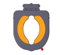 Potty Training Seat Pad - Asiento de inodoro plegable con asas | Waterproof and Portable Potty Pad for Travel, Road Trips, Picnics, Indoor and Outdoor Use | Compact Baby Toilet Trainer