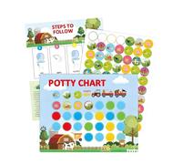 Potty Training Sticker Chart for Kids, Interactive Reward and Motivation Tool, Ideal for Bathroom, Home, Travel, Bedroom, Indoor Play, and Children Learning