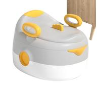 Potty Training Toilet - Potty Chair Baby | Detachable Training Seat | Non-Skid Bottom, Wide Stable Base, Age 18 Months & Up | With Cushion Stool For Child 1-6 Years Old Kids Kindergarten Home Bedroom