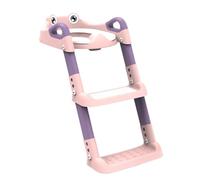 Potty Training Toilet - Potty Seat with Step Stool | Foldable Training Ladder | Adjustable Non-Slip Comfort Seat for Kids Boys Girls, Bathroom Safety, Easy Clean, Portable Design for Home Trav