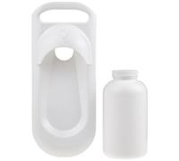 PottyCap - Orinal femenino portátil para mesita de noche, viajes, actividades al aire libre y emergencias. 32 onzas, blanco, manos libres