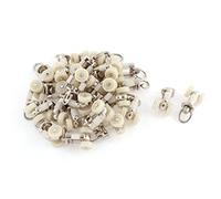 POTUBI Anillo Giratorio for cubículo, Cortina, riel Deslizante, Carril Portador, Rodillos, Corredores, Rueda de 10mm diámetro, 30 Uds