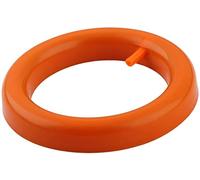 POTUBI Carcasa de plástico Acuario pecera Bomba Aire Anillo Piedra 4 Pulgadas Naranja