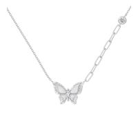 POTUBI Conjunto de Collar, Anillos y Pendientes de Mariposa con circonitas cúbicas Brillantes for Mujer, cumpleaños, San Valentín, Día de la Madre y Navidad.(Necklaces)