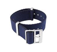 POTUBI Correa de reloj, correa de reloj tejida de nailon con hebilla deslizante ajustable de 18 mm a 24 mm for relojes mecánicos(Color 1,20mm)