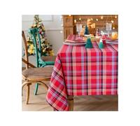 POTUBI Mantel navideño a Cuadros, Estilo Retro, con Rayas y, Ideal for Decorar la Mesa del salón o el Comedor en Fiestas navideñas (DM5, 100 x 160 cm)(Dm3,140x220cm)