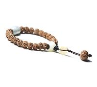 POTUBI Pulsera de meditación, Yoga, Rudraksha Besds, Pulsera de oración con Cuentas de Buda, for Mujeres