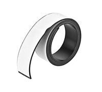 POTUBI Tira magnética con cinta adhesiva blanca de 1 3/16 pulgadas x 3, pies 5/64