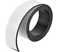 POTUBI Tira magnética con cinta adhesiva blanca de 1 pulgada x 3, pies 1/16