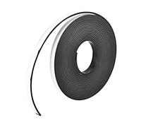 POTUBI Tira magnética con cinta adhesiva blanca de 25/64 pulgadas x 16,4 pies 5/64