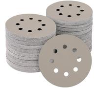 POTUINOM 100 discos de lijado de carburo de silicio de 5 pulgadas, papel de lija orbital húmedo y seco, grano 8000, mejor para metal, lijado automotriz