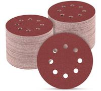 POTUINOM 165 discos de lija de 5 pulgadas, papel de lija redondo de gancho y bucle para lijadora orbital aleatoria, grano 40, 60, 80, 120, 150, 240, 320, 400, 600