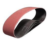 POTUINOM 6 bandas de lija de 150 x 1220 mm, grano 60/80/120/180/240/400, óxido de aluminio, ideal para lijado de madera y nivelación