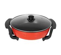 POTYYH 1360W Electric Hot Pot, 6L Hotpot Olla Eléctrica con Tapa y Separador, 5 Niveles Temperatura Ajustable para Celebraciones Familiares, Restaurantes, Picnics