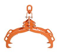 POTYYH Alicates forestales para troncos de árboles, pinzas de madera de hasta 710 mm, pinzas para madera de acero, capacidad de carga de 1202 kg, alicates de arrastre con 4 mandriles para levantar