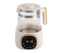 POTYYH Calentador de biberones para bebé, 1,3 L, con indicadores digitales LED, ajuste de temperatura, mantiene caliente 72 horas, función de memoria, para leche y comida para bebés, color blanco
