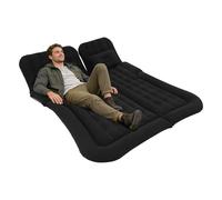 POTYYH Colchón de aire para coche SUV con 2 almohadas para camping | Exterior espesado flocado viaje cama de coche inflable rápido y desinflado con bomba de aire eléctrica