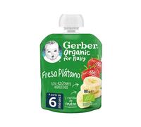 Pouch Organic Platano Fresa
