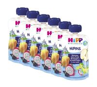 Pouches Dragon (Manzana,Pera,F.Dragon,Grosella) Bio 6x100g Hipp
