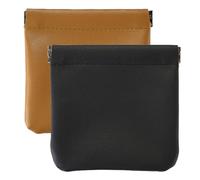 Pouchic - Personalized Snap Closure Leather Organizer Pouch, Pouchic No Zipper Self-Closing Pocket Cosmetic Bag, Pouchic Snap Closure Pouches, Portable Pocket Cosmetic Bag (Small,E)