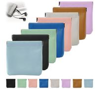 Pouchic - Personalized Snap Closure Leather Organizer Pouch, Pouchic No Zipper Self-Closing Pocket Cosmetic Bag, Pouchic Snap Closure Pouches, Portable Pocket Cosmetic Bag (Large,I)