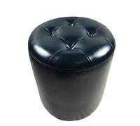 Pouffe Bench for Living Room with High Resilience and Anti Aging 6 Colors Available Black 35x40cm