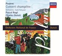 Poulenc / Dutoit, Charles - Poulenc: Concert Champetre / Suite Francaise / Sinfonietta Etc - SHM