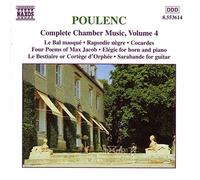 Poulenc, F. - Complete Chamber Music Vol 4
