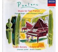 Poulenc, F. - Music for 2 Piano/Sonata Violin/Elegie