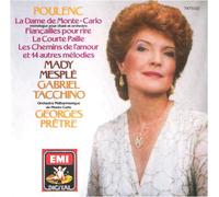 Poulenc: La Dame de Monte-Carlo; Fiancailles pour rire; La Courte Paille; Les Chemins de l'amour et 14 autres melodies [CLASSICAL] [IMPORT]