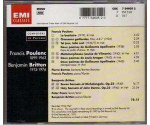 Poulenc - Le Bestiaire