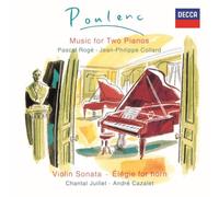 POULENC: SONATA FOR 2 PIANOS/VIOLIN SONATA ETC