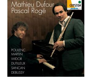 Poulenc, Widor, Debussy : Musique pour flûte et piano. Dufour, Rogé.