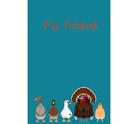 Poultry Hardback Notebook.A5/6"x9"/150 Lined Pages/ Hardback. Farming Notebooks for Children. Notebooks for Chicken Lover's. Farm Kid's Notebook. Fun Notebooks for Children.