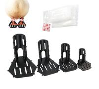 Poultry Leg Splint Set - Abs Reusable Comfortable Brace, Duck Leg Brace Bandages Kit with Support Design, Chicken Legs Support Splints, Poultry Injury Recovery Aid, Bird Legs Alignment Corrector