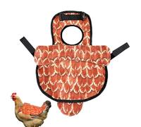Poultry Outfit - Lightweight Waterproof Adjustable Protection, Reusable Chicken, Comfortable Breathable Cover, Backyard Farm Gear | Chicken for Hens Roosters Coop Garden