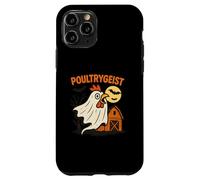 Poultrygeist Funny Chicken Ghost Halloween Pun Design Carcasa para iPhone 11 Pro