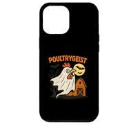 Poultrygeist Funny Chicken Ghost Halloween Pun Design Carcasa para iPhone 12 Pro MAX